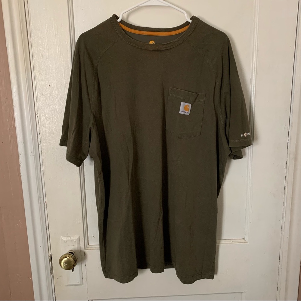 Carhartt XL Moss Green Force Relaxed Fit T-Shirt